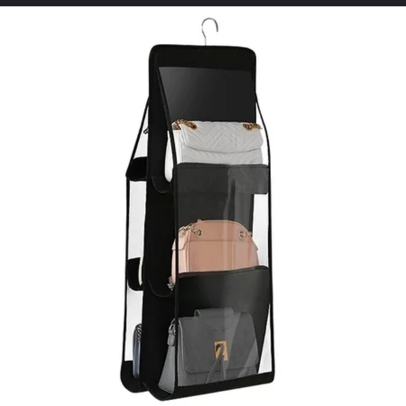 6 Pocket hanging purse organizer New in pkg - Picture 3 of 3